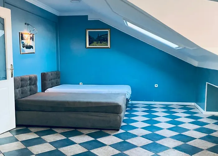 View Rooftop Loft For Friends - Floor- Centar Apartman Novi Sad